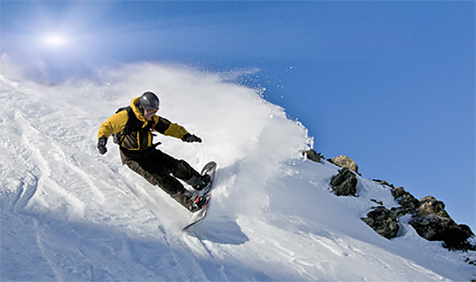 Ski-Freerider am Arlberg