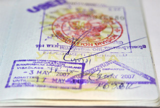 Visa im Reisepass