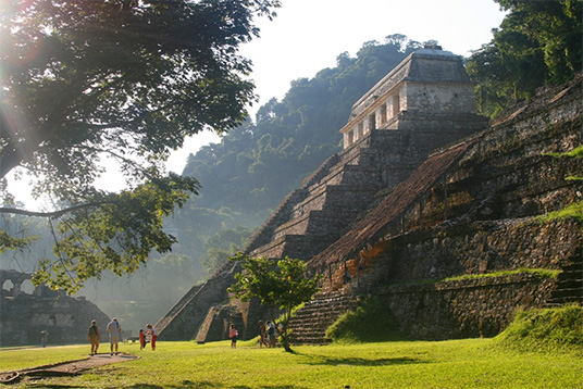 Palenque: stimmungsvolles Licht