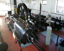 Dampfmaschine im Bergbaufreilichtmuseum