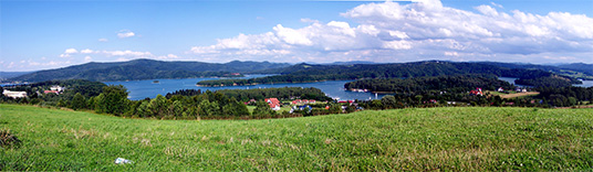 Panorama vom Solina Stausee
