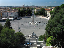 Piazza del Popolo - Foto: Rsuessbr on de.wikipedia - Lizenz: GNU-FDL - Quelle: commons.wikimedia.org